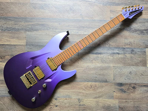 Purple Aristides 060 Custom with an Evertune bridge
