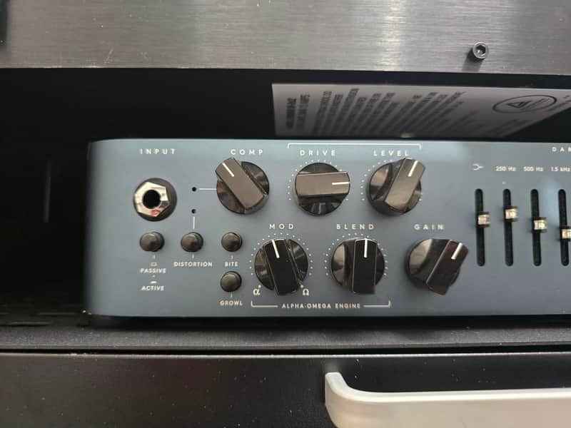 Darkglass Electronics Alpha Omega 900 Bass Amp w/ Power Conditioner and Rack Case