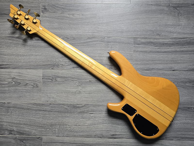 DR Heartfield DR-6C Beeswing Bubinga 6 String Bass - 1989.