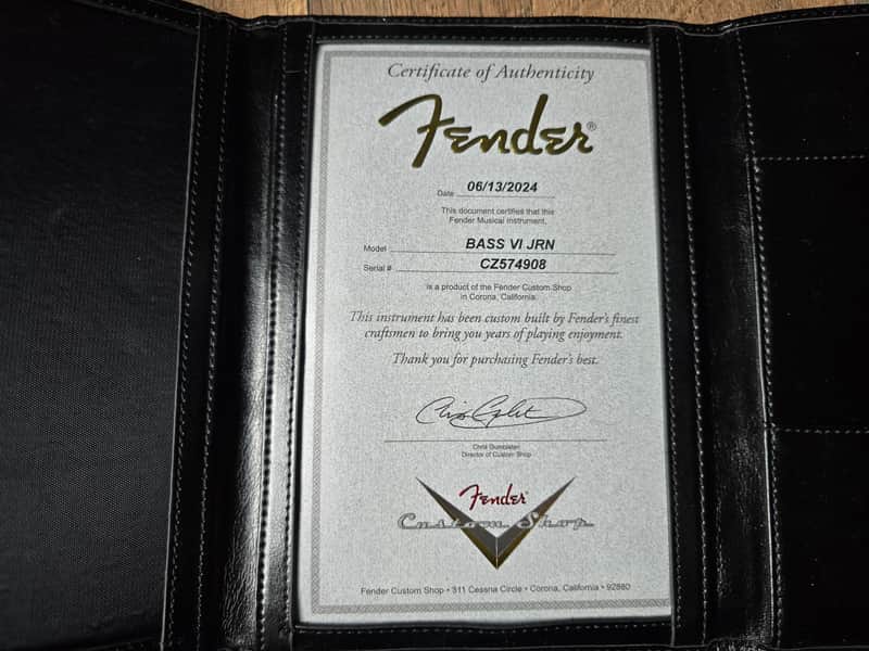 Fender Custom Shop Bass VI Journeyman Relic