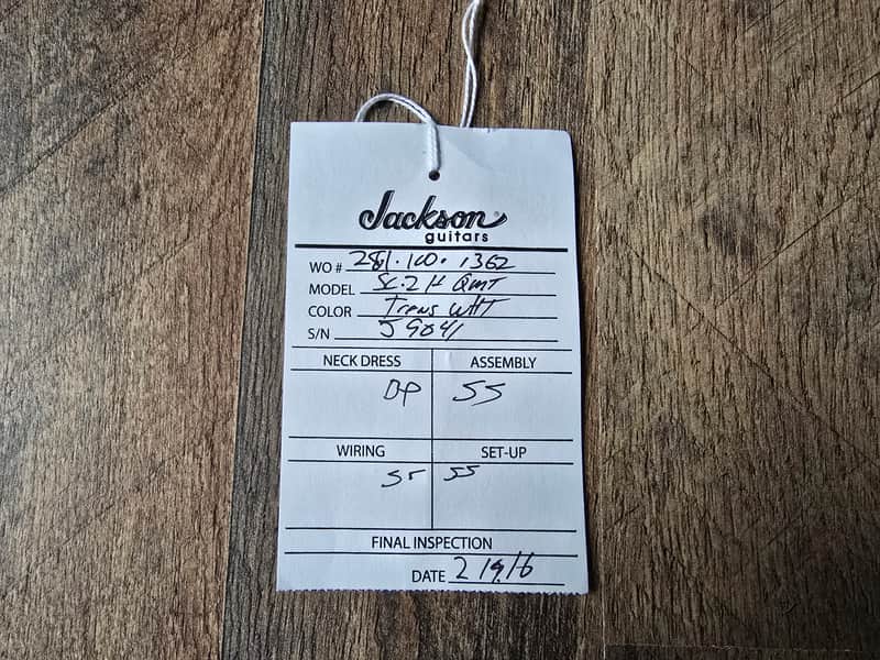 Jackson Custom Shop SL2H