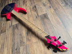 Multiscale fretboard of the Ormsby BassGTR 4 with dot inlays
