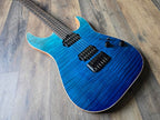 Schecter USA Custom Shop Aaron Marshall Signature AM-6 - Cerulean Fade, Sweetwater Exclusive