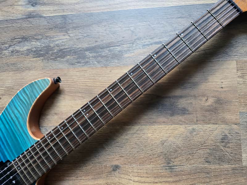 Schecter USA Custom Shop Aaron Marshall Signature AM-6 - Cerulean Fade, Sweetwater Exclusive