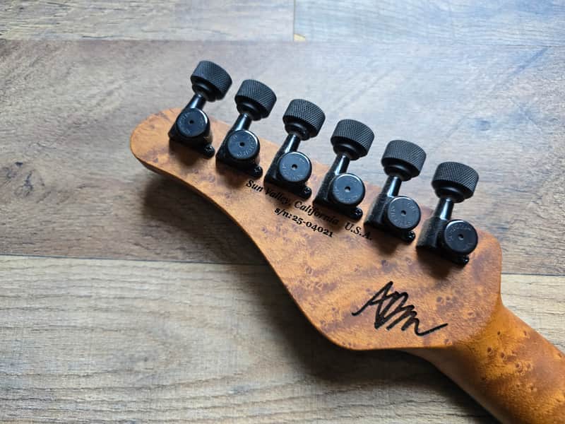 Schecter USA Custom Shop Aaron Marshall Signature AM-6 - Cerulean Fade, Sweetwater Exclusive