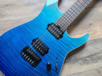 Schecter USA Custom Shop Aaron Marshall Signature AM-6 - Cerulean Fade, Sweetwater Exclusive