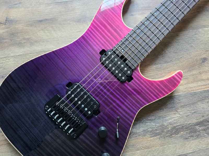 Schecter USA Custom Shop Aaron Marshall Signature AM-7 - Amethyst Fade, Sweetwater Exclusive